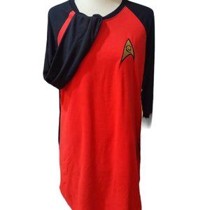 Pjammy Star Trek Original Series Costume Sleep Shirt Nightgown Women's Large